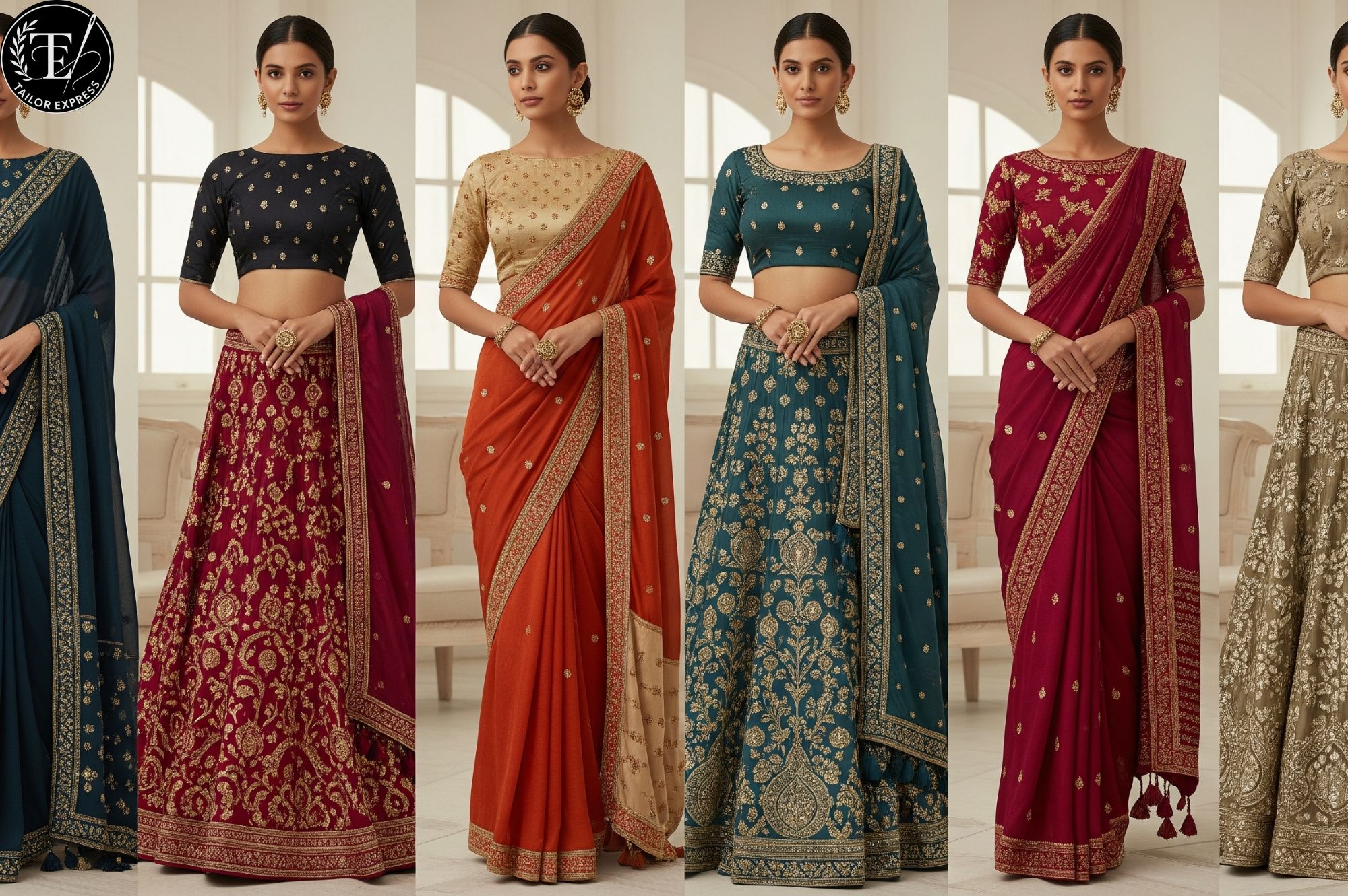 The Timeless Round Neck blouse design