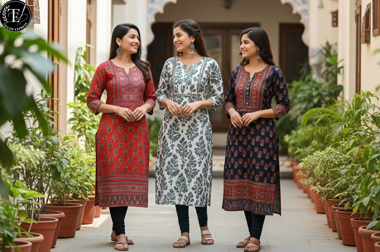 Printed Cotton Kurtis