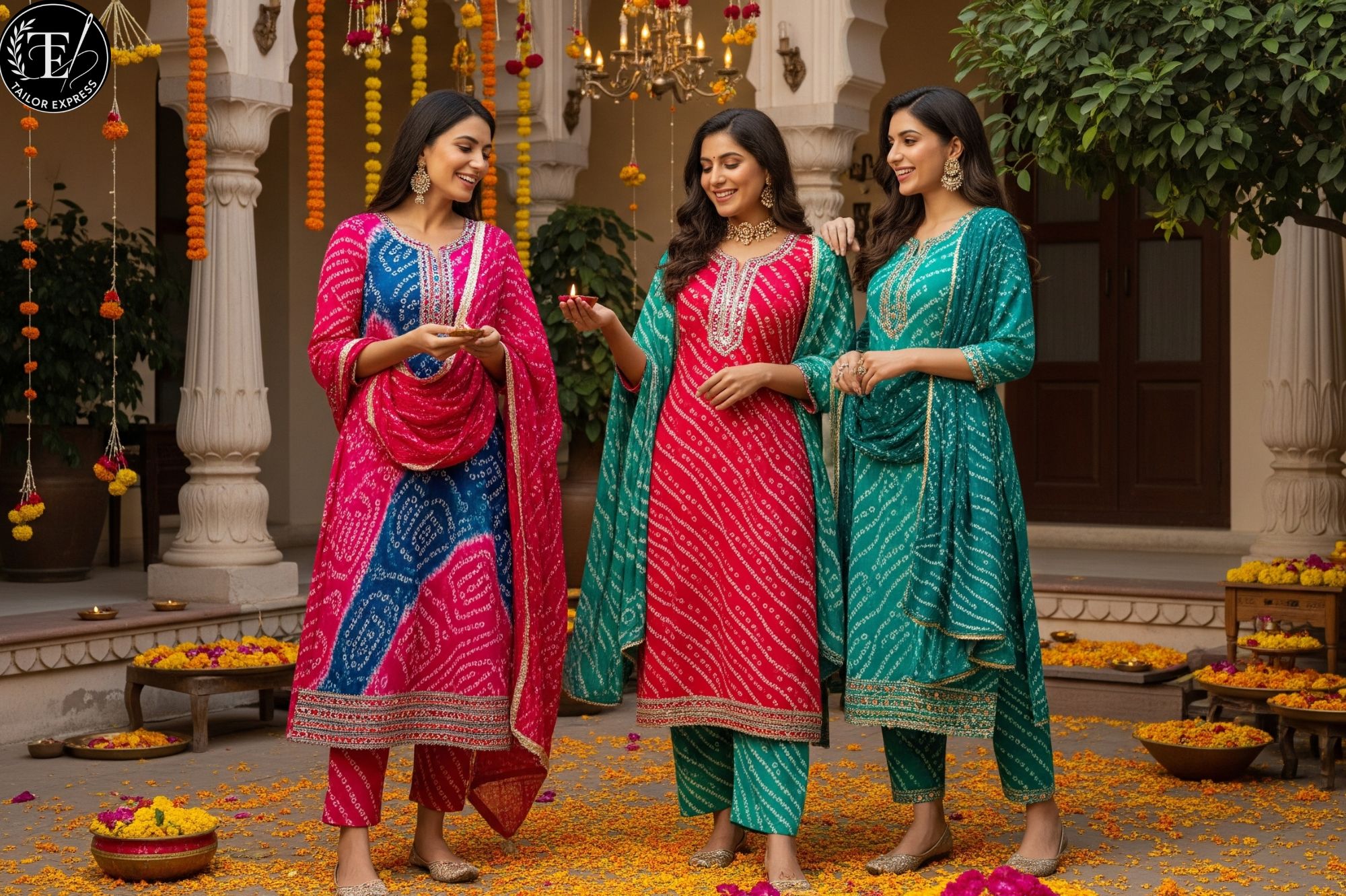 Bandhani/Leheriya Suits